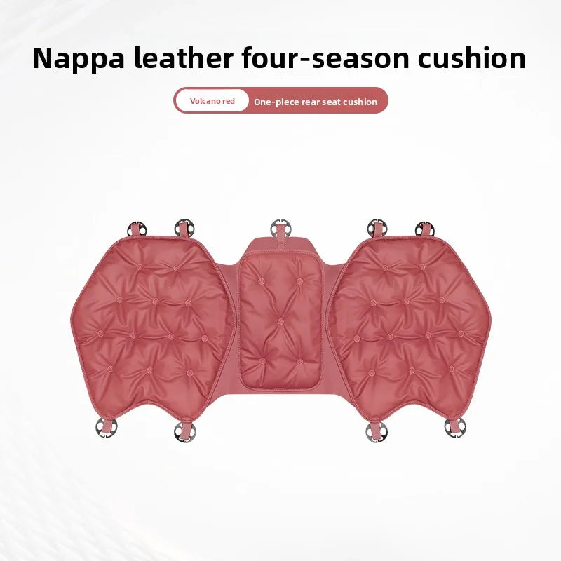 Universal Winter Down Car Seat Cover – Warm Breathable Soft Seat Cushion Protector for Vehicle Interior - Delicate Leather