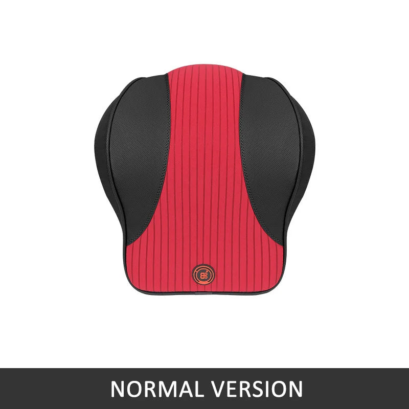 2025 Memory Foam Car Neck Pillow and Lumbar Support – Nappa Leather Headrest & Waist Cushion for Driving Comfort - Delicate Leather