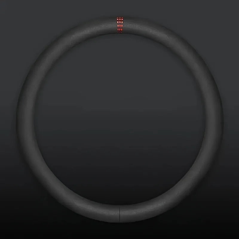 Suede Steering Wheel Cover – Ultra-Thin Non-Slip Grip, Sweat-Absorbent, Universal Fit for 38 cm Wheels - Delicate Leather