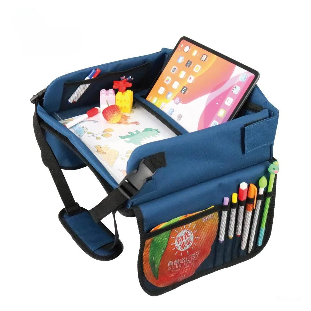 Oxford Cloth Toddler Car Seat Activity Snack Lap Tray - Delicate Leather