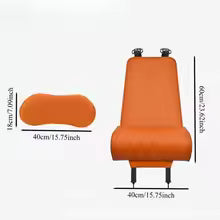 3-in-1 Universal Car Seat Cushion Set – Backrest, Seat Cushion & Leg Support - Delicate Leather