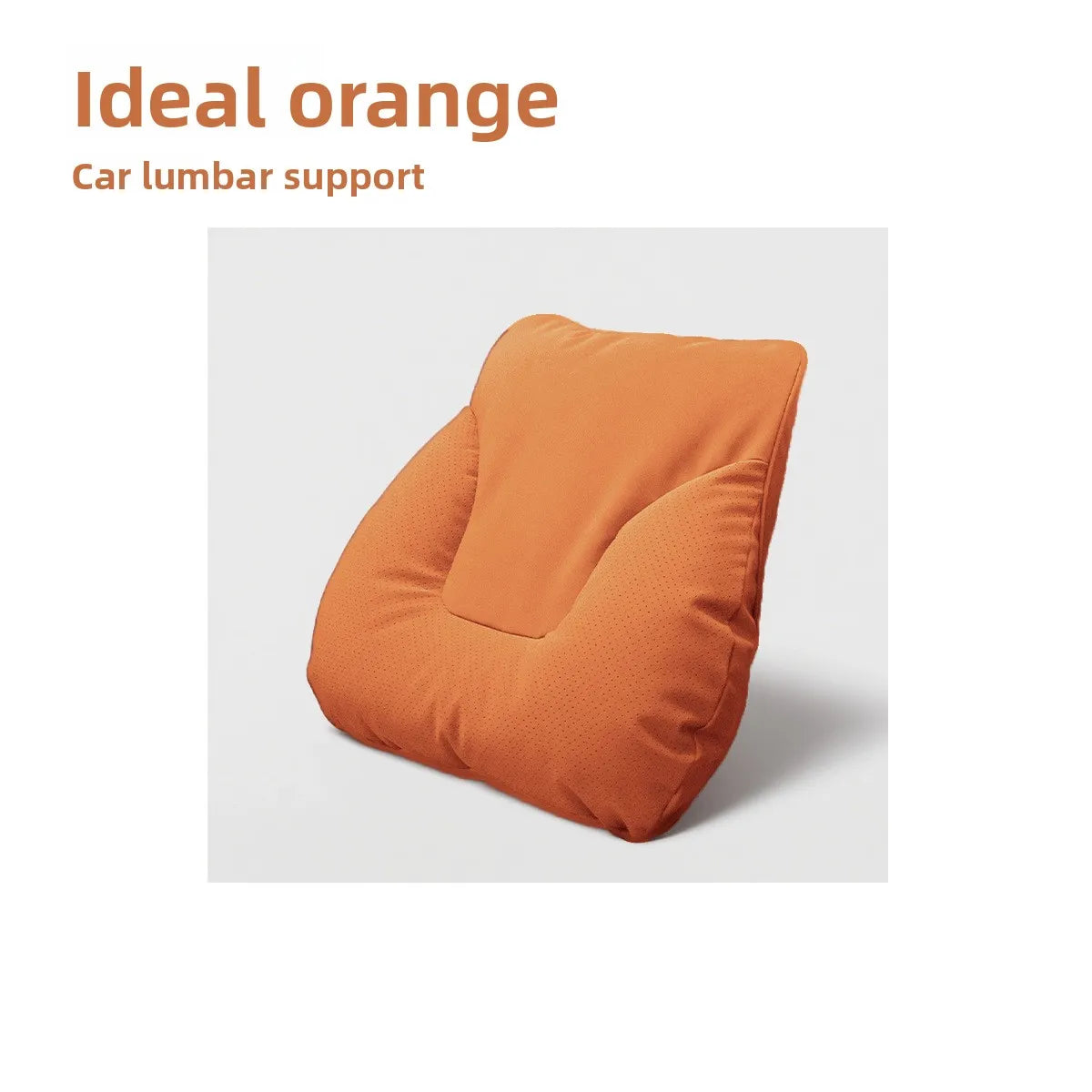 Universal Car Headrest Pillow – High-Quality Leather Cushion with Breathable Design, Neck and Lumbar Support Pillow - Delicate Leather