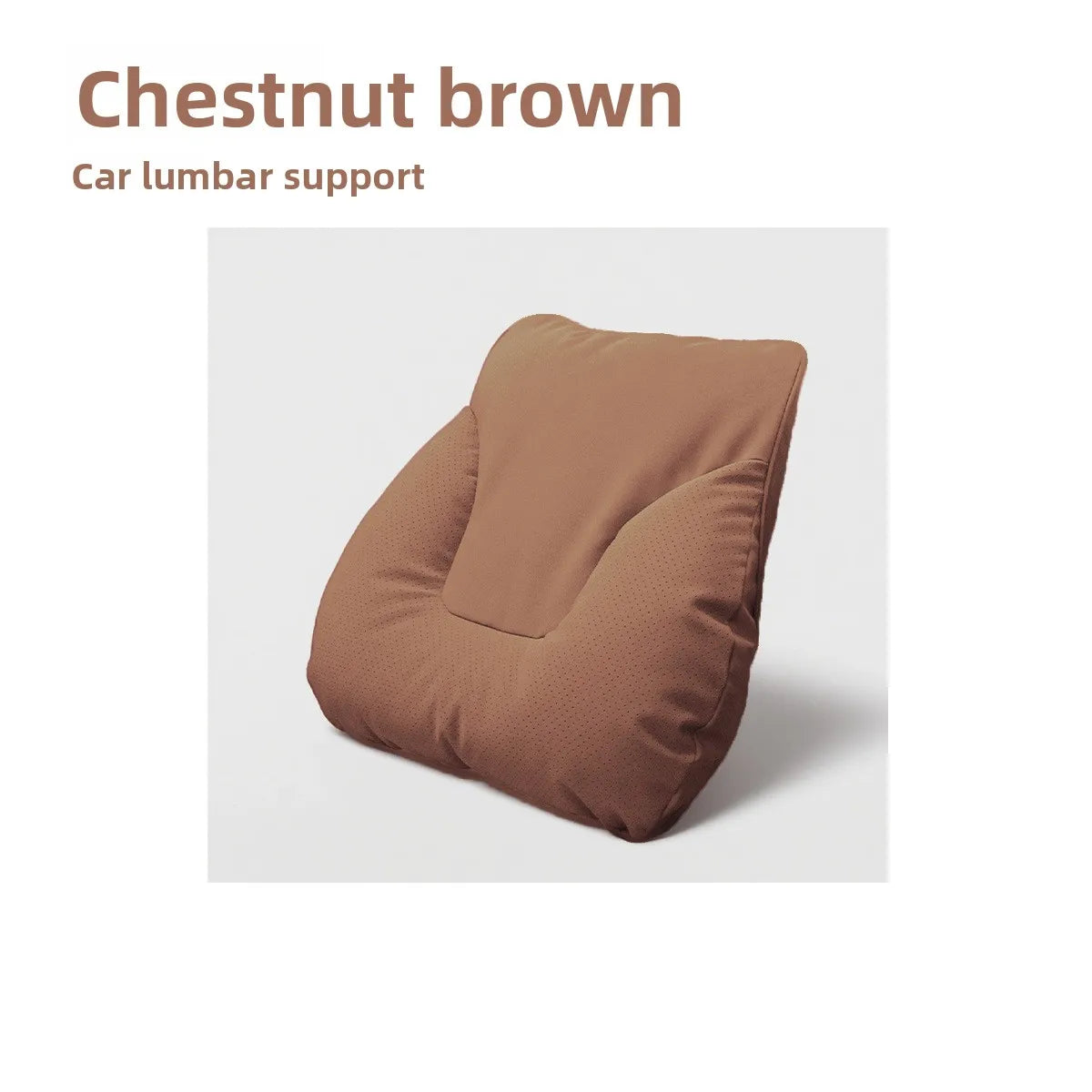 Universal Car Headrest Pillow – High-Quality Leather Cushion with Breathable Design, Neck and Lumbar Support Pillow - Delicate Leather