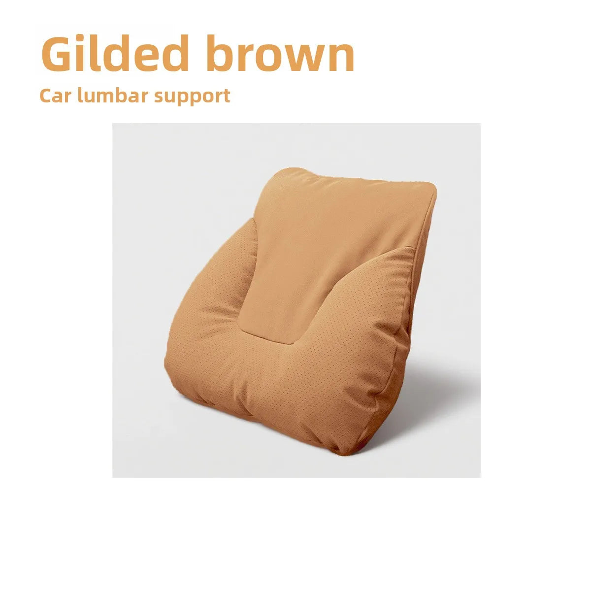 Universal Car Headrest Pillow – High-Quality Leather Cushion with Breathable Design, Neck and Lumbar Support Pillow - Delicate Leather