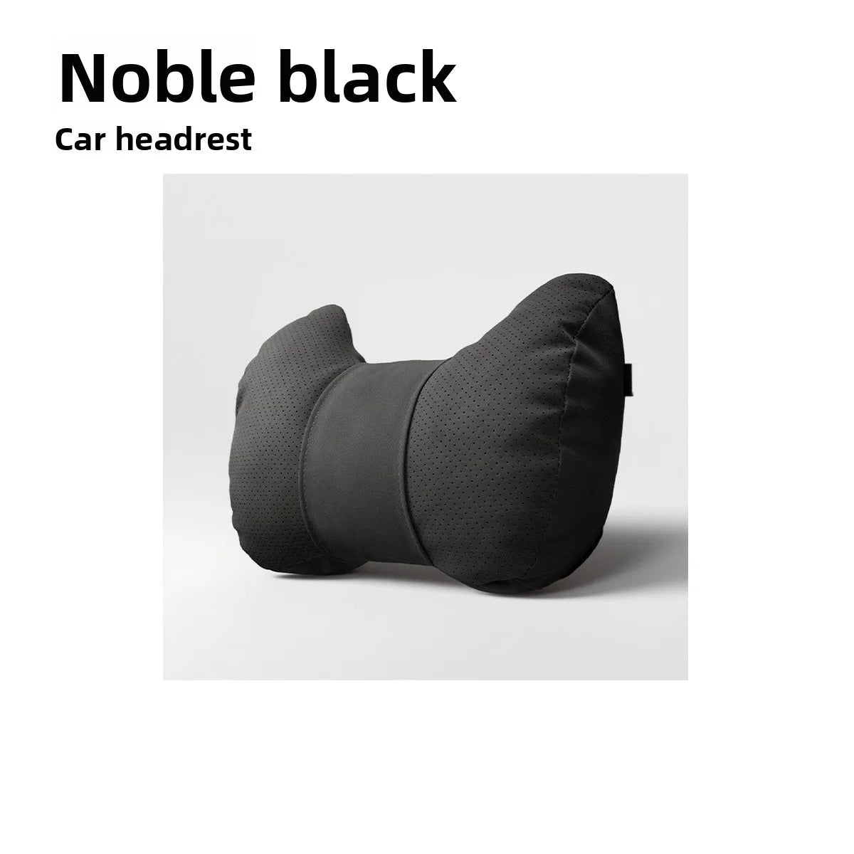 Universal Car Headrest Pillow – High-Quality Leather Cushion with Breathable Design, Neck and Lumbar Support Pillow - Delicate Leather