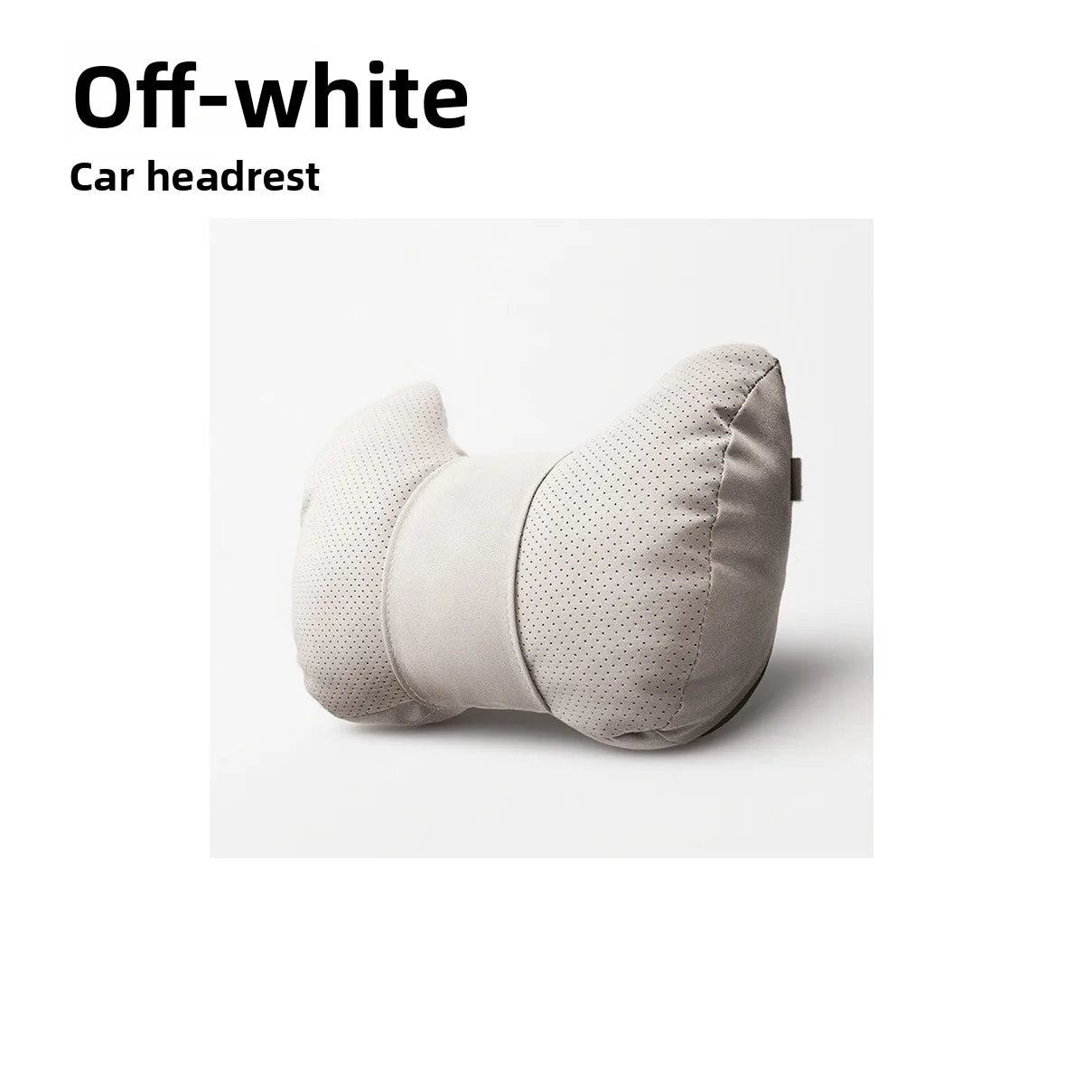 Universal Car Headrest Pillow – High-Quality Leather Cushion with Breathable Design, Neck and Lumbar Support Pillow - Delicate Leather