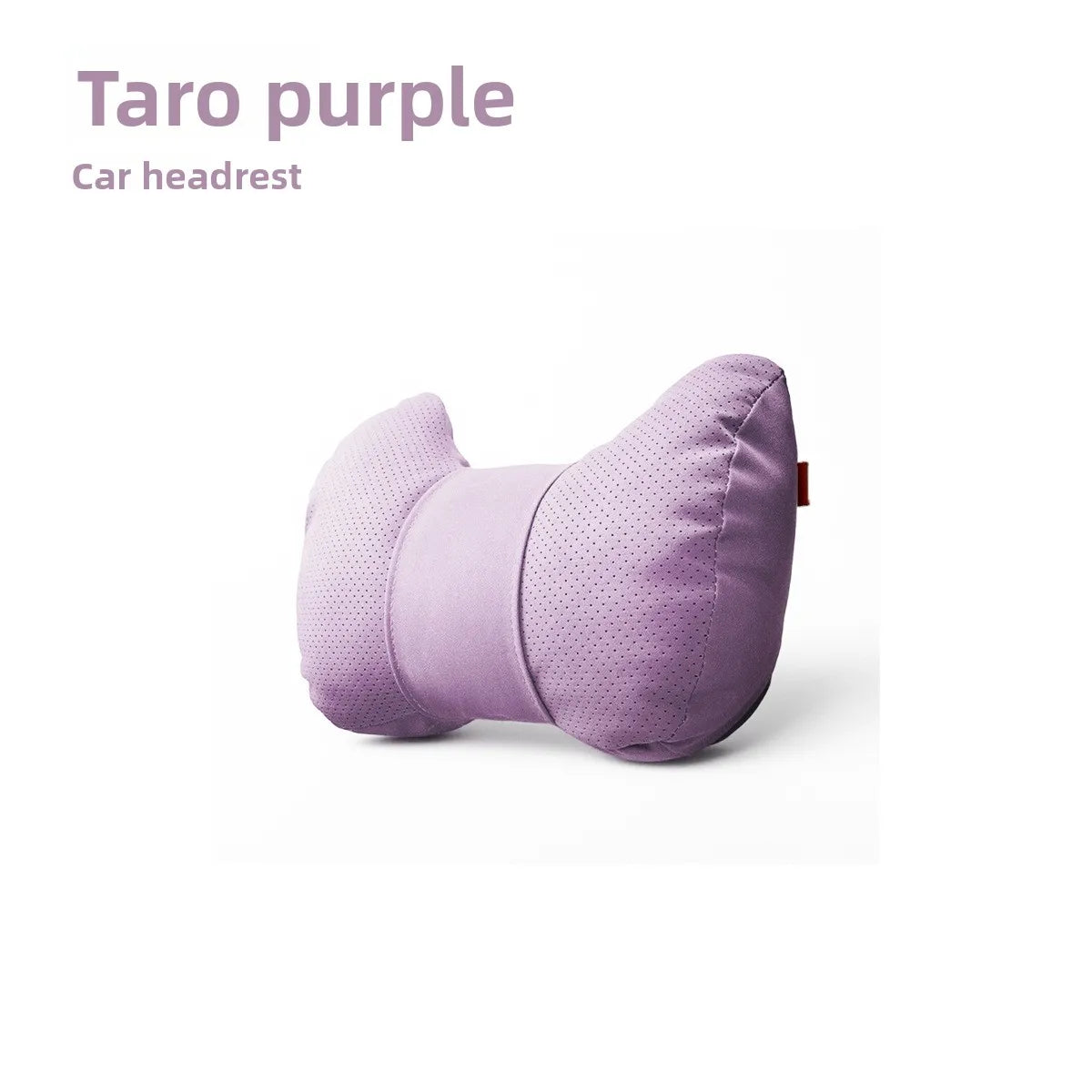 Universal Car Headrest Pillow – High-Quality Leather Cushion with Breathable Design, Neck and Lumbar Support Pillow - Delicate Leather