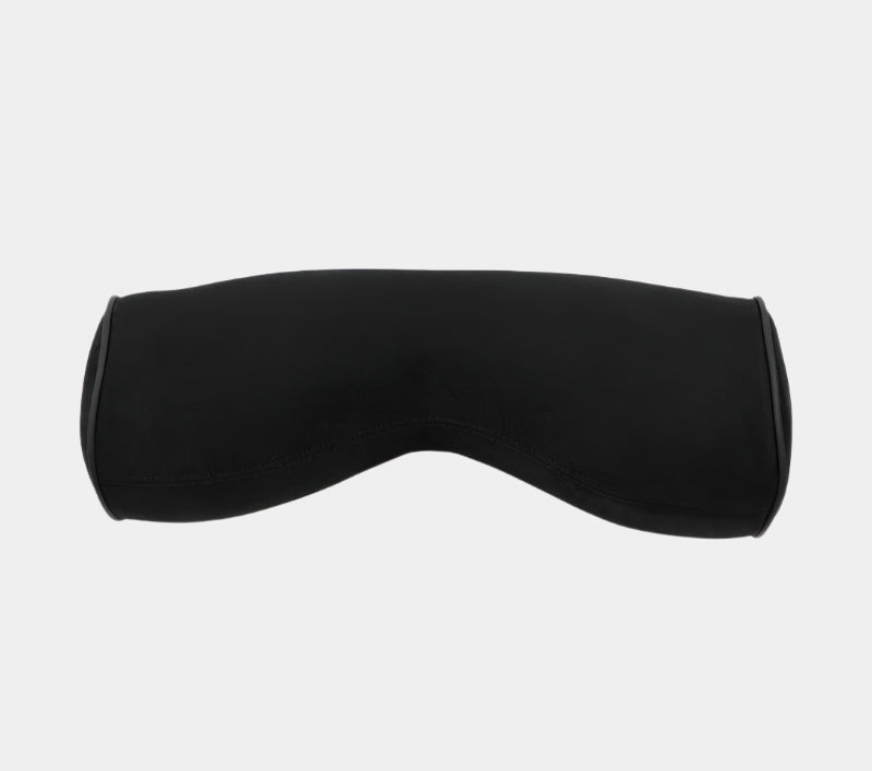 Delicate Leather Car Neck Rest Pillow – Perforated Leather Memory Foam Cushion for Travel Comfort - Delicate Leather