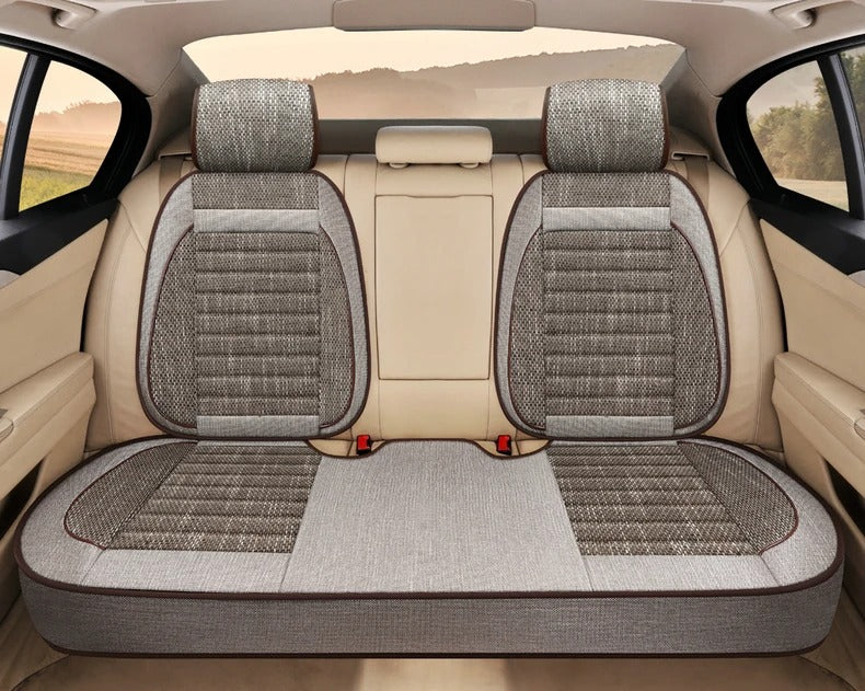 Universal Four-Season Car Seat Cushion – Comfortable, Breathable, and Durable Seat Protector - Delicate Leather