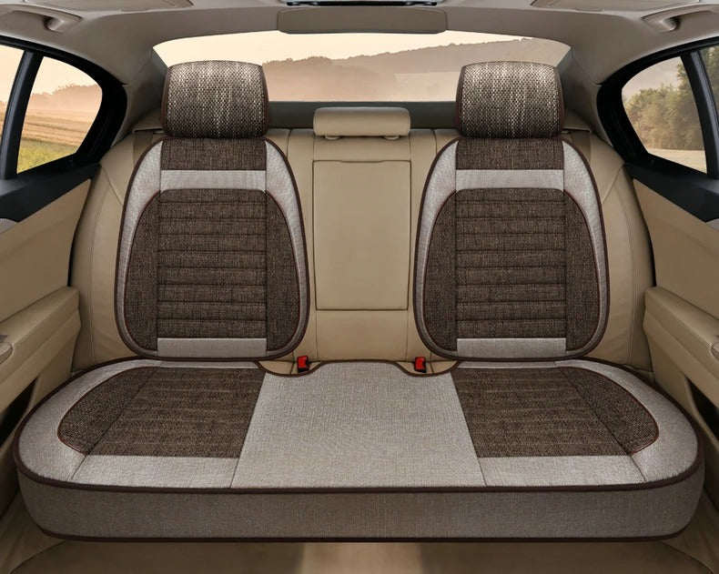 Universal Four-Season Car Seat Cushion – Comfortable, Breathable, and Durable Seat Protector - Delicate Leather