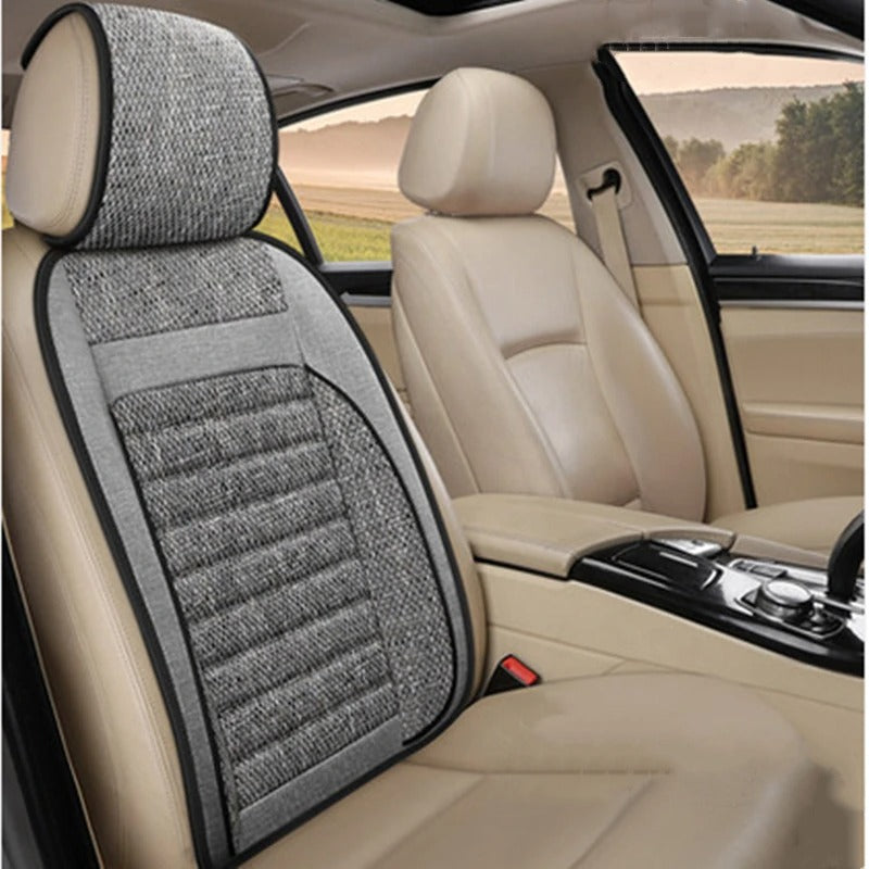 Universal Four-Season Car Seat Cushion – Comfortable, Breathable, and Durable Seat Protector - Delicate Leather