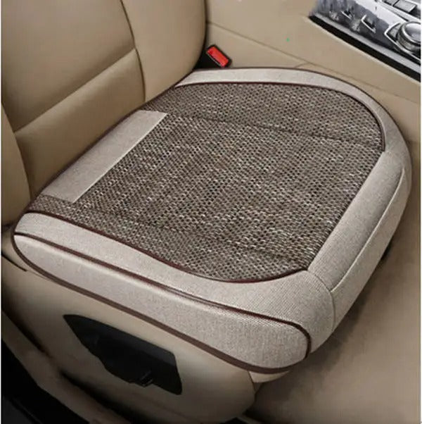 Universal Four-Season Car Seat Cushion – Comfortable, Breathable, and Durable Seat Protector - Delicate Leather