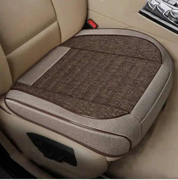 Universal Four-Season Car Seat Cushion – Comfortable, Breathable, and Durable Seat Protector - Delicate Leather