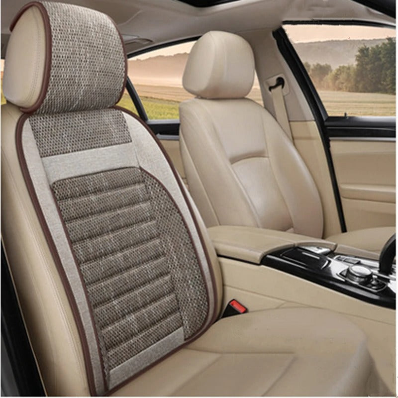 Universal Four-Season Car Seat Cushion – Comfortable, Breathable, and Durable Seat Protector - Delicate Leather