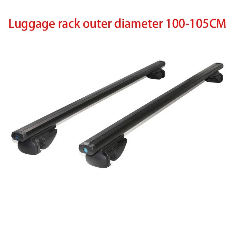 2PCS Universal Roof Rack Crossbars - 120/135CM Aluminum Alloy for SUVs, Kayaks, and Cargo - Delicate Leather