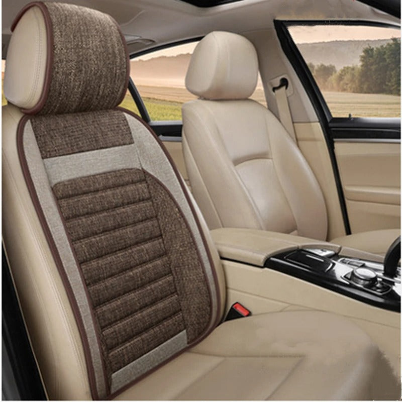 Universal Four-Season Car Seat Cushion – Comfortable, Breathable, and Durable Seat Protector - Delicate Leather