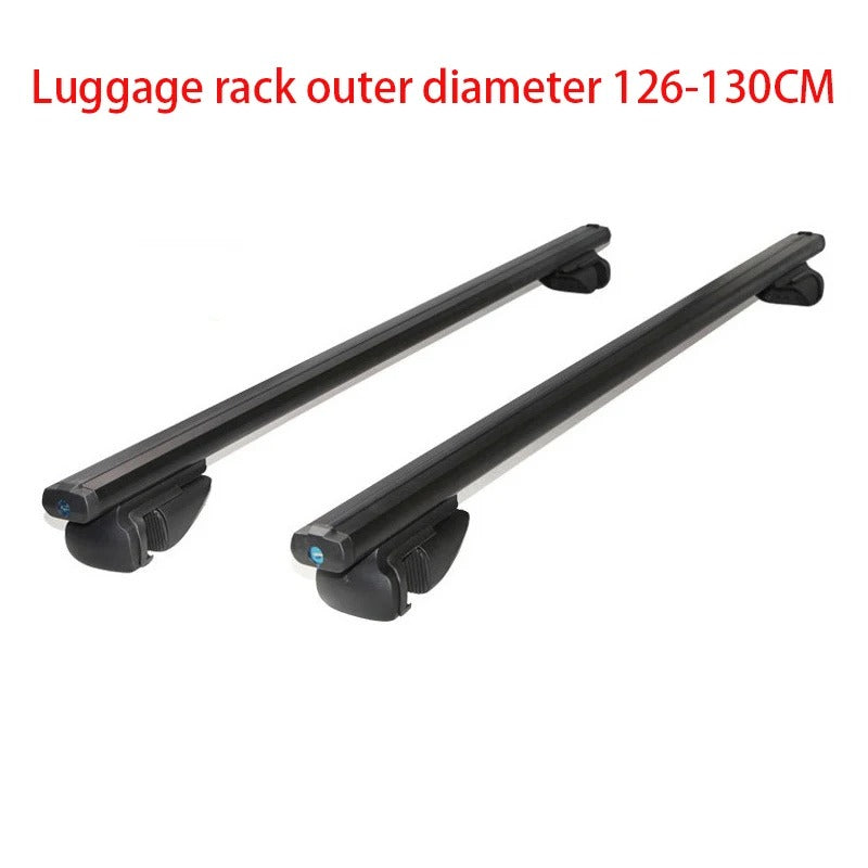 2PCS Universal Roof Rack Crossbars - 120/135CM Aluminum Alloy for SUVs, Kayaks, and Cargo - Delicate Leather