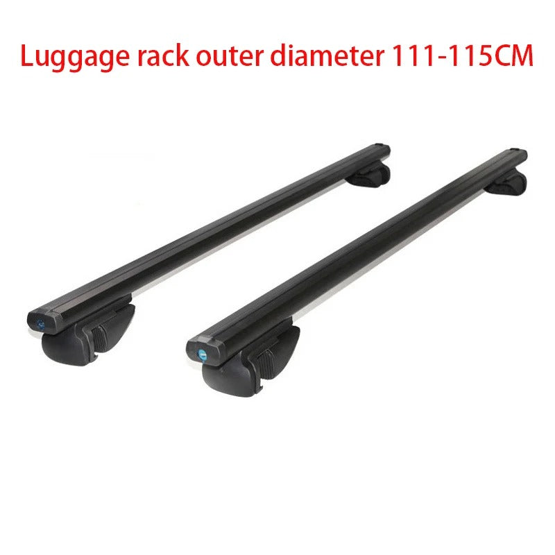 2PCS Universal Roof Rack Crossbars - 120/135CM Aluminum Alloy for SUVs, Kayaks, and Cargo - Delicate Leather