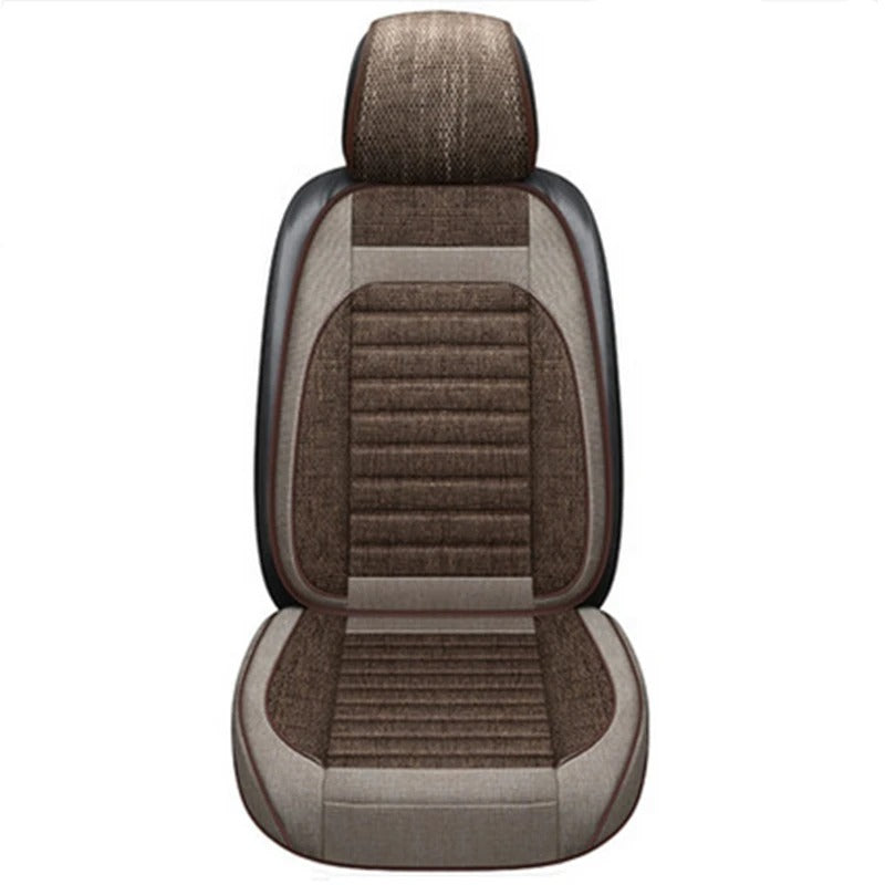 Universal Four-Season Car Seat Cushion – Comfortable, Breathable, and Durable Seat Protector - Delicate Leather