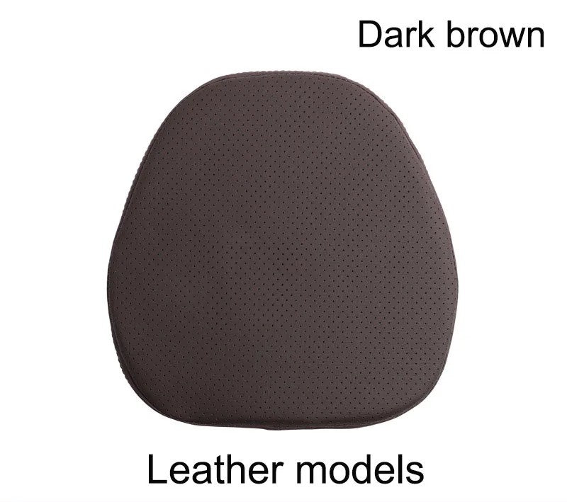 Volvo Car Neck Rest Pillow – Perforated Leather Memory Foam Cushion for Travel Comfort