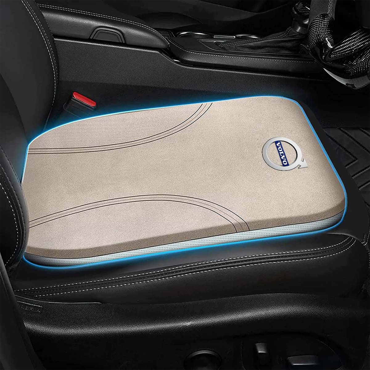 Car Seat Cushion, Custom For Cars, Car Memory Foam Seat Cushion, Heightening Seat Cushion, Seat Cushion for Car and Office Chair MY19999 - Delicate Leather