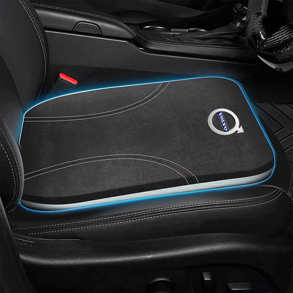 Car Seat Cushion, Custom For Cars, Car Memory Foam Seat Cushion, Heightening Seat Cushion, Seat Cushion for Car and Office Chair MY19999 - Delicate Leather