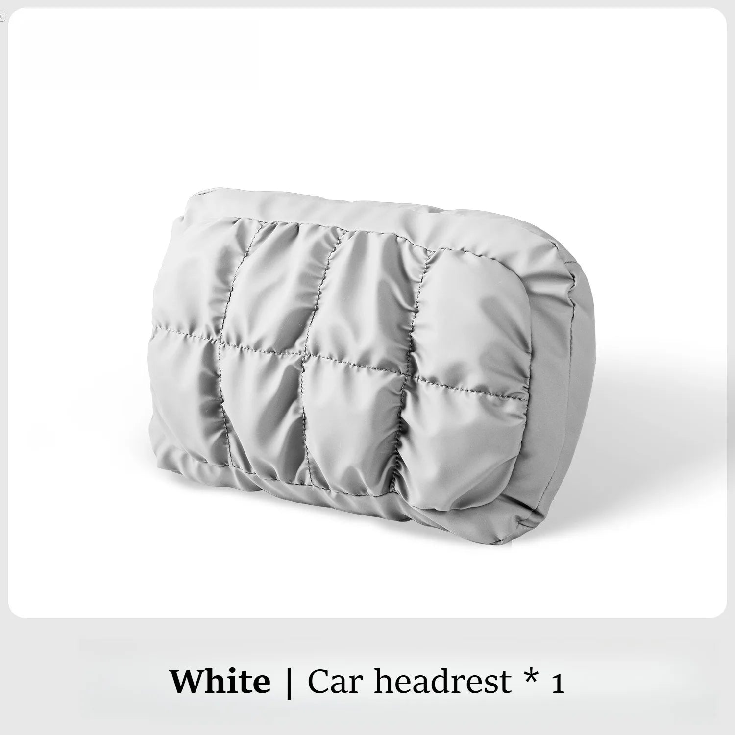 Car Neck Pillow and Lumbar Support Set – Soft Leather Seat Headrest and Back Cushion, Universal Fit - Delicate Leather