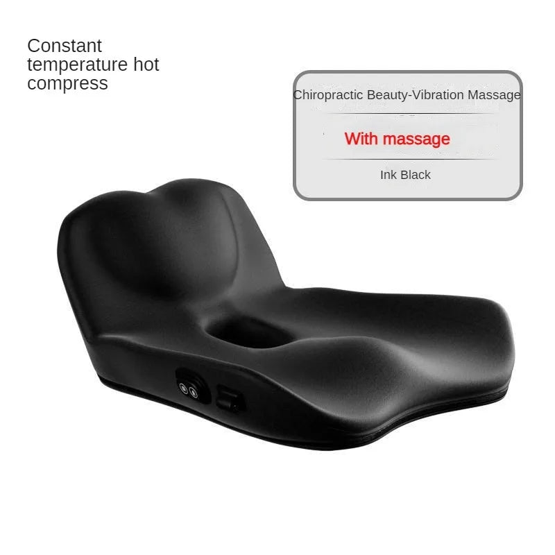 Memory Foam Seat Cushion – Large Ergonomic Chair Pad for Office, Home, and Car - Delicate Leather