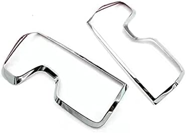 Silverado Accessories 2019-2020 2021 ABS Chrome Rear Tail Light Taillight Lamp Cover Trim 2pcs - Delicate Leather