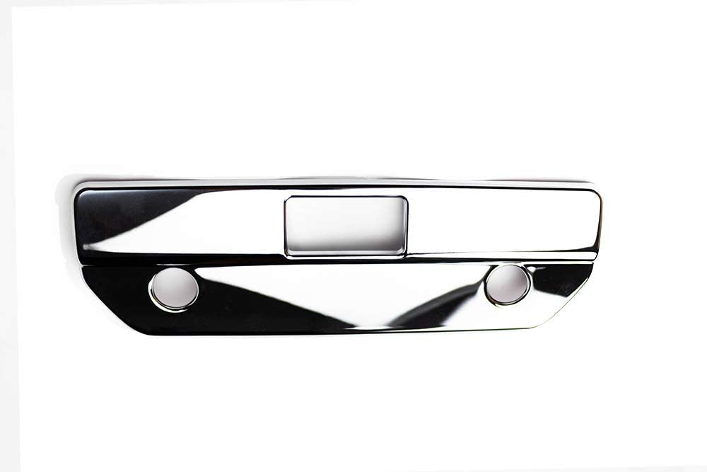 Silverado 1500 Accessories 2019-2020 2021 Exterior ABS Chrome Rear Tail Gate Tailgate Door Handle Cover Trim 1pcs - Delicate Leather