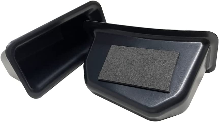 Front Row Door Side Storage Box Compatible with Ford Explorer 2016 2017 2018 2019 Armrest Phone Container Door Organizer Handle Pocket ABS Tray Insert Glove Pallet - Delicate Leather