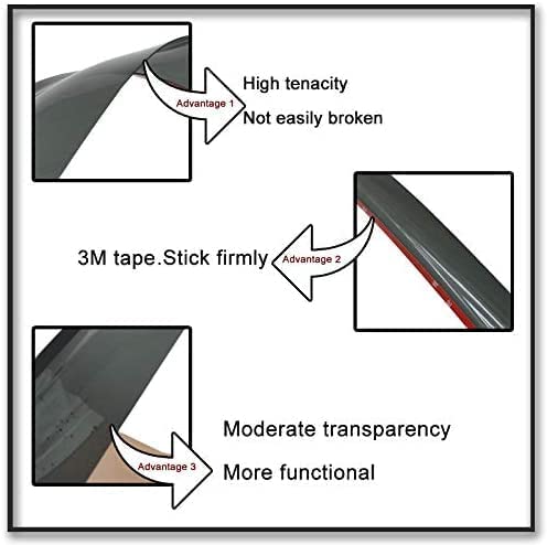 Window Visors Rain Guards Deflector 4 PCS for 2014-2018 Chevy Silverado & GMC Sierra 1500 2500HD 3500HD Crew Cab 94536 - Delicate Leather