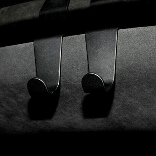 Coat Hooks Hanger for Model X Model S, Anodized Aluminum Designed, Set of 2 - Delicate Leather