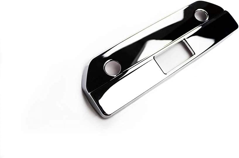 Silverado 1500 Accessories 2019-2020 2021 Exterior ABS Chrome Rear Tail Gate Tailgate Door Handle Cover Trim 1pcs - Delicate Leather