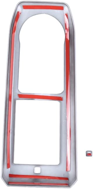 Car Control Gears Shift Panel Protective Cover Molding Trims Stickers - Delicate Leather