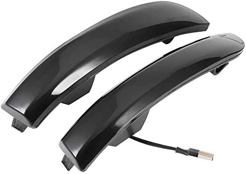 Sequential Dynamic LED Turn Signal Light Side Mirror Marker Lamp accessories Compatible with Ford Escape Ecosport 2013-2018,Focus 2012-2018 ST SE RS,C-Max 2013-2017 - Delicate Leather