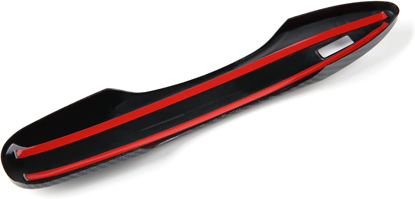 Door Handle Covers Car Exterior Grab Handles Protection Shell for Camry 2018-2022, 2019-2022 Corolla, 2019-2022 Avalon with Two Smart Entry Buttons - Delicate Leather