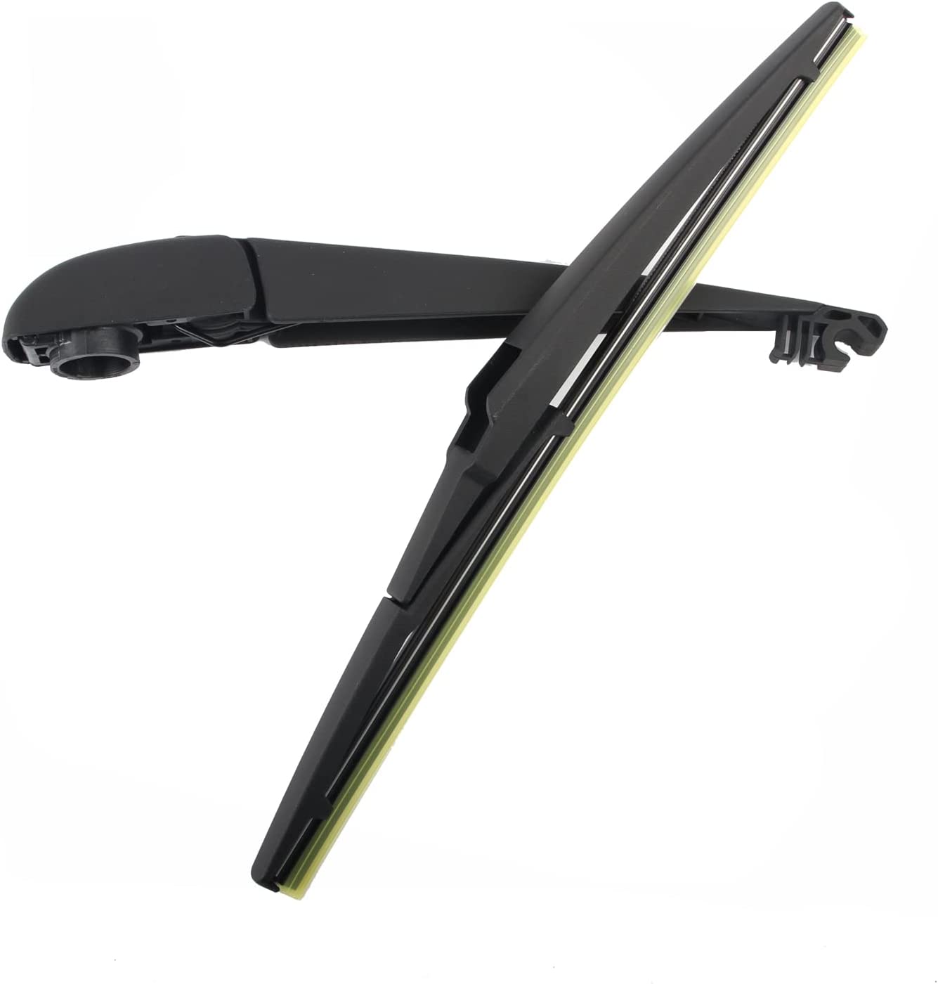 10 Inch Rear Windshield Wiper Blade and Arm Replacement Compatible with SUV Back Windscreen Wiper - Delicate Leather