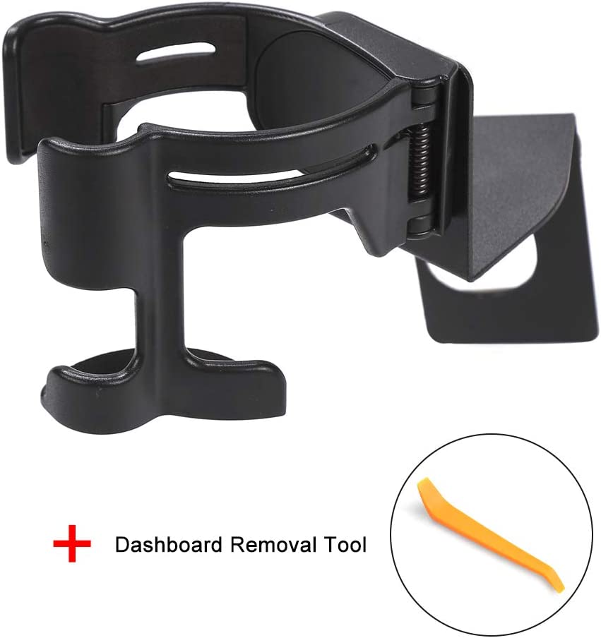 JL & JT Multi-Function Drink Cup Phone Holder, 2 in 1 Bolt-on Stand Bracket Organizer for 2018-2022 Jeep Wrangler JL JLU & Jeep Gladiator JT Trunk - Delicate Leather