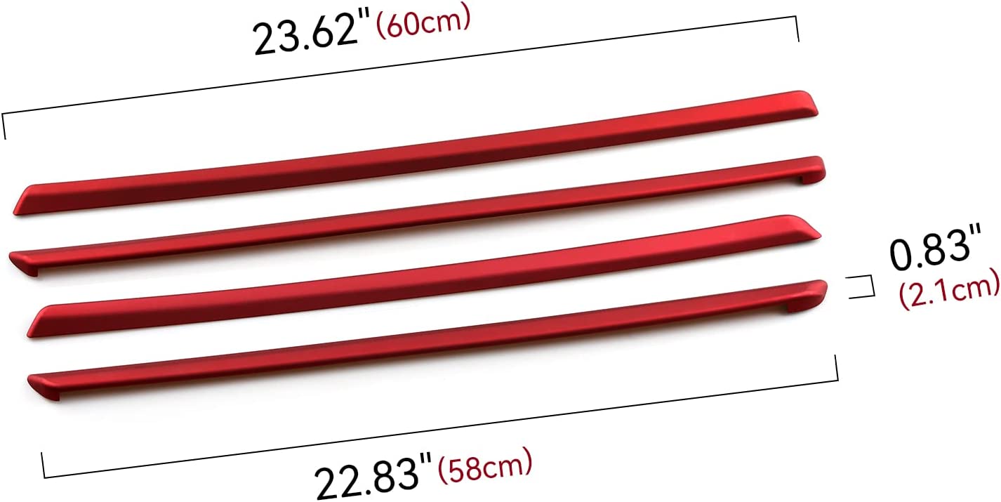 Car Door Cover Decoration Strips Sticker ABS Decal Trim Compatible with 3 Series Interior Accessories -- ONLY for F30 - Delicate Leather