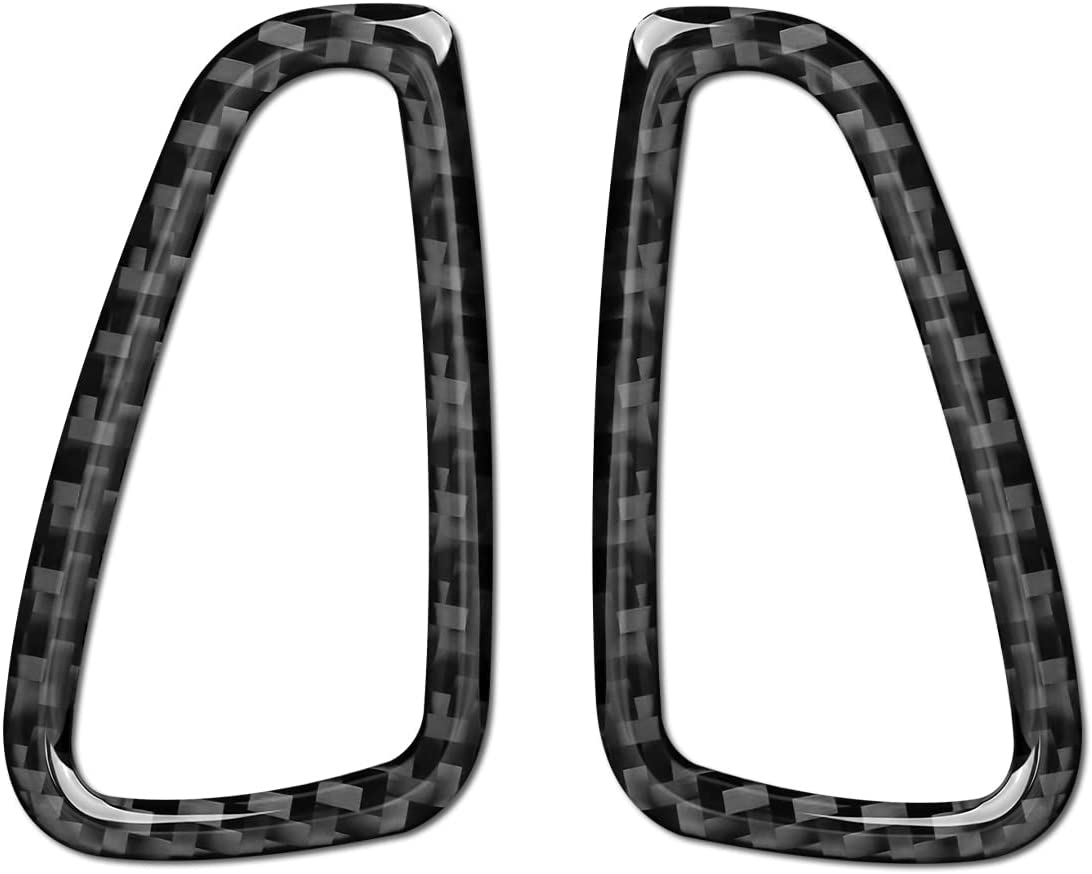 Car Air Conditioner Outlet Sticker Decal Carbon Fiber Interior Trim Cover - Delicate Leather
