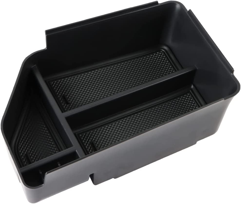 Center Console Organizer Tray for 2022 Kia EV6 Accessories Armrest Box Tray Organizer Insert Secondary Storage Box for EV6 2022 - Delicate Leather