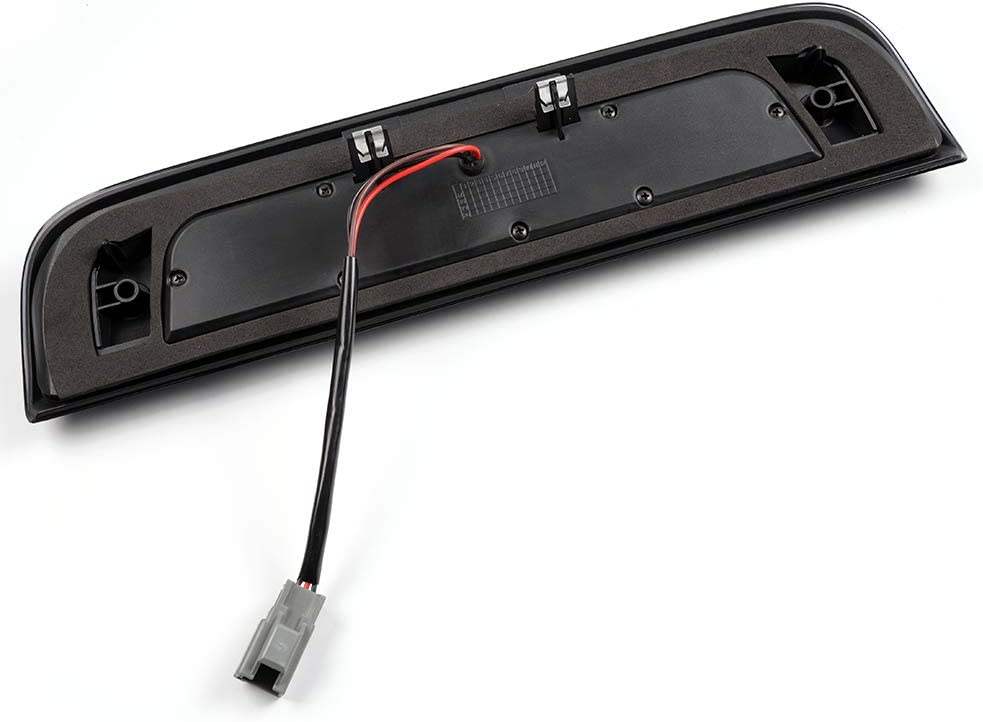 LED 3rd Brake Lights, Compatible with 14-18 Silverado/14-18 Sierra 1500 2500HD SILVERADO 3500/3500HD Third Brake Light Cargo Lamps Black Housing Smoky Lens - Delicate Leather