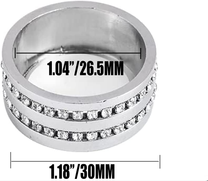 Bling Crystal Diamond Interior Multimedia Volume Audio knobs Accessory Compatible for GS:2015-2020, RX:2015-2021 - Delicate Leather