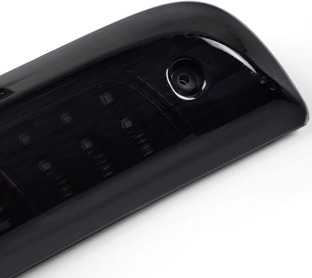 LED 3rd Brake Lights, Compatible with 14-18 Silverado/14-18 Sierra 1500 2500HD SILVERADO 3500/3500HD Third Brake Light Cargo Lamps Black Housing Smoky Lens - Delicate Leather