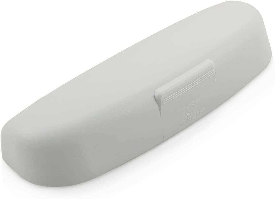 Car Glasses Sunglasses Sun Glass Holder Case Storage Box Compatible with Renegade 2014 2015 2016 2017 2018 2019 - Delicate Leather