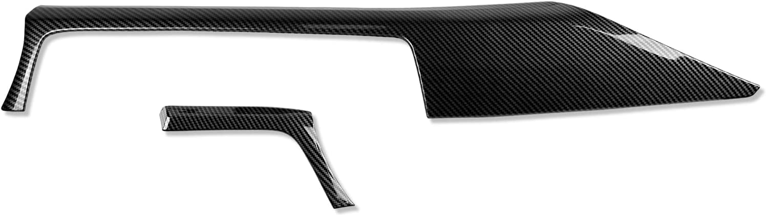 Car Dashboard Cover Panel Sticker Carbon Color ABS Decal Trim fits for 3 4 Series F30 F31 F34 3GT F32 F33 F36 Accessories - Delicate Leather