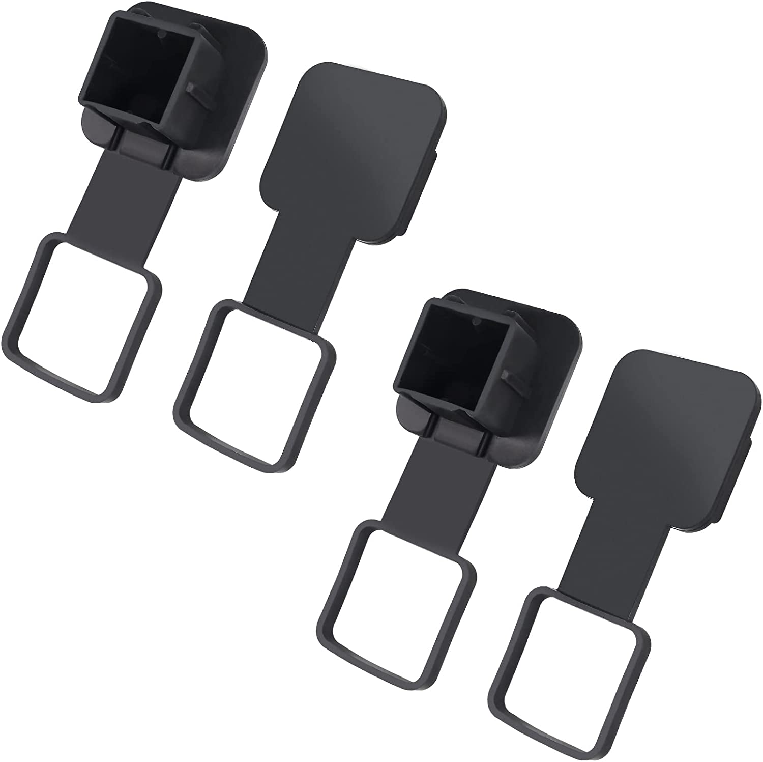 1/4 Inch (1.25 Inch) Trailer Hitch Cover Plug Insert Rubber Hitch Plug Fits 1.25 Inch Receivers Compatible with Subaru (4 Pack) - Delicate Leather