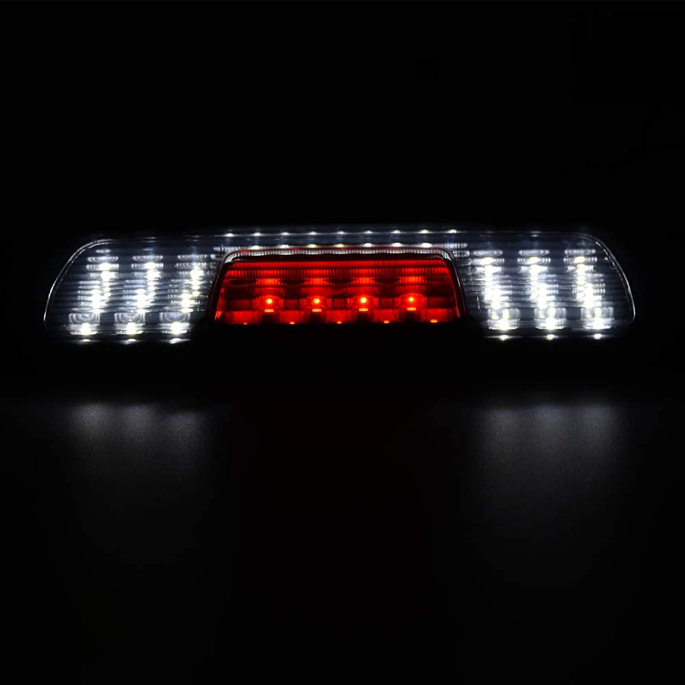 LED 3rd Brake Lights, Compatible with 14-18 Silverado/14-18 Sierra 1500 2500HD SILVERADO 3500/3500HD Third Brake Light Cargo Lamps Black Housing Smoky Lens - Delicate Leather