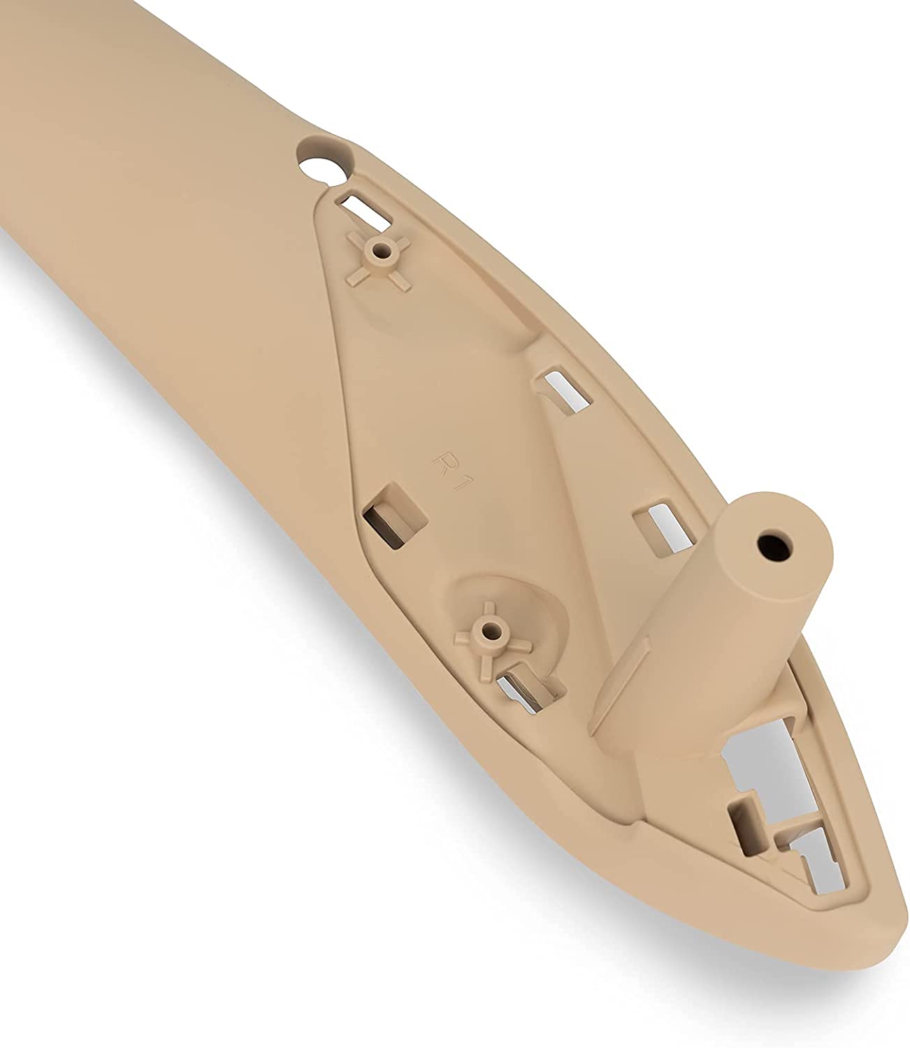 Front Interior Door Pull Handle Grab Armrest Compatible with 320i,328i,330i,340i,418i,420i,428i,430i,435i,440i & 3 Series 4 Series Replace 51417279311(Carbon Fiber,Right Passenger Side) - Delicate Leather